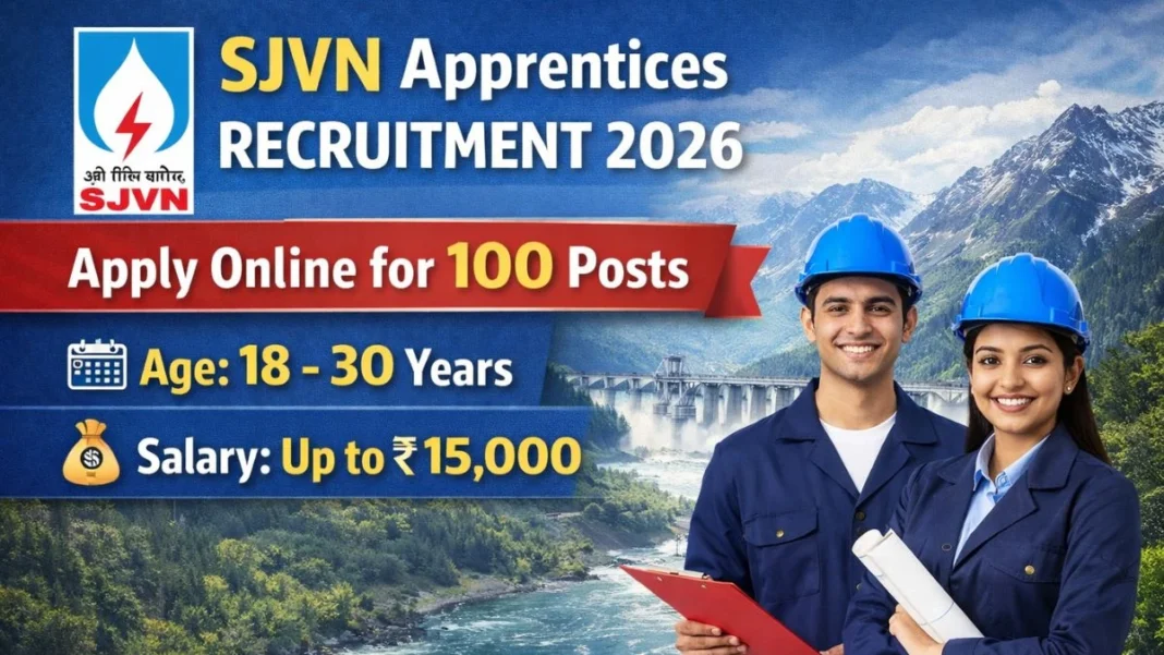 The SJVN Apprentice Recruitment 2026 is a great opportunity for candidates with a domicile in Himachal Pradesh.