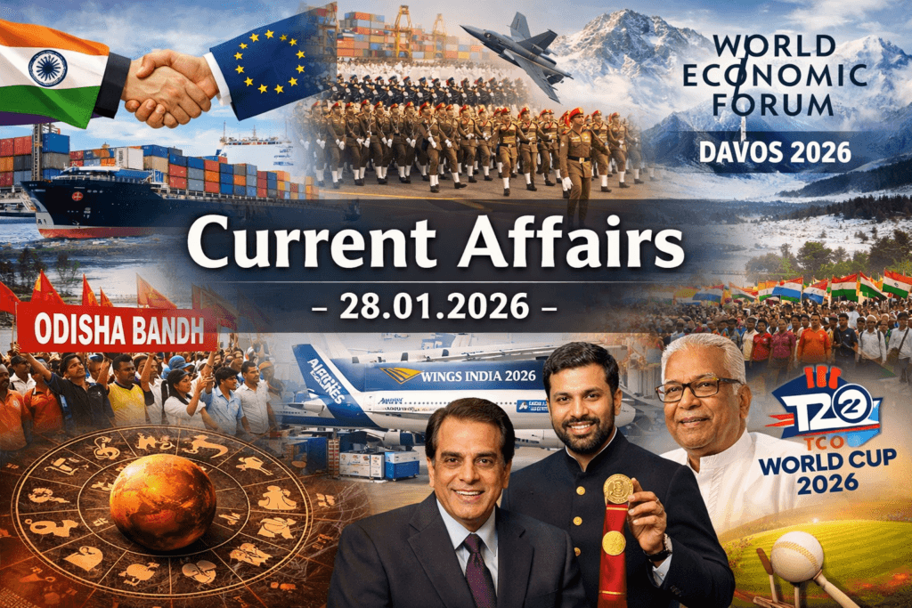 CURRENT AFFAIRS – 28.01.2026