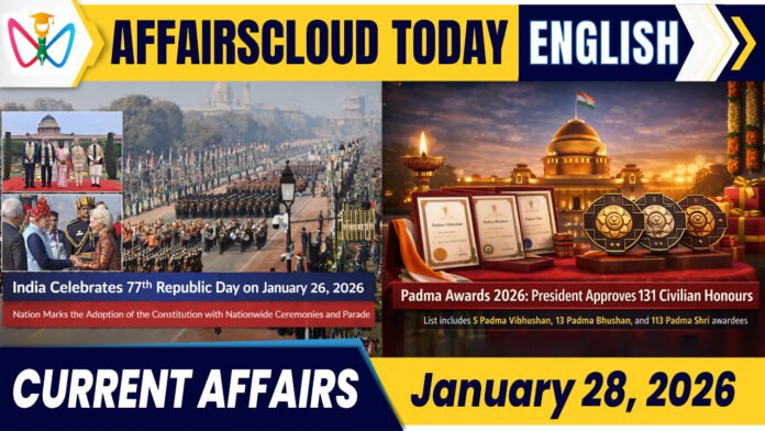 Current Affairs 28 January 2026