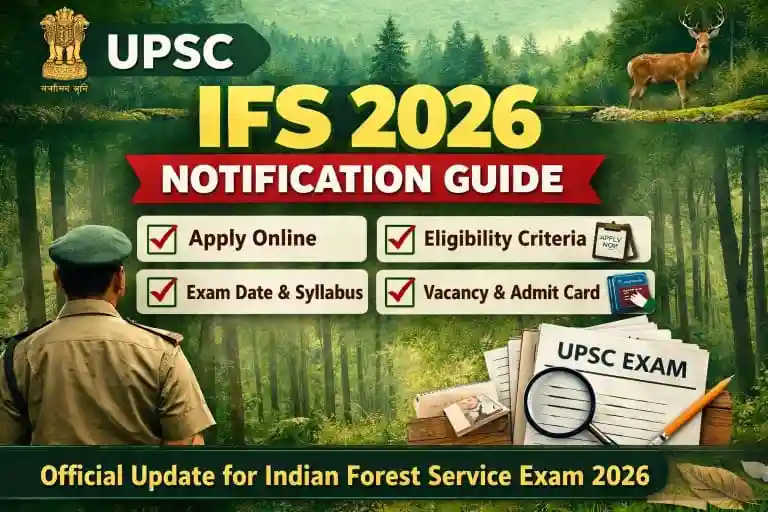 UPSC IFS Recruitment 2026: 80 Posts – Complete Guide to Apply!