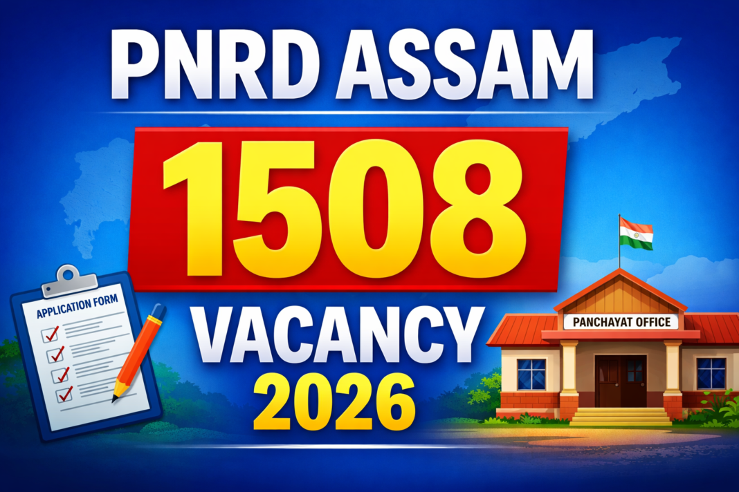 PNRD Assam 1508 Recruitment 2026 – Complete Guide.