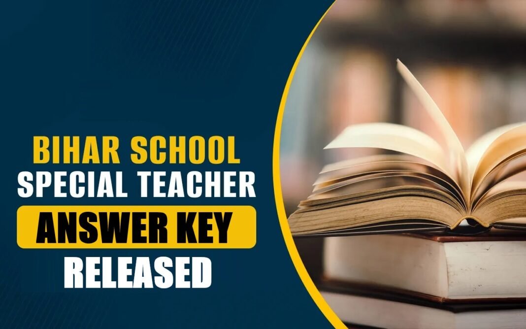 Bihar BPSC Special School Teacher Answer Key 2026 Out
