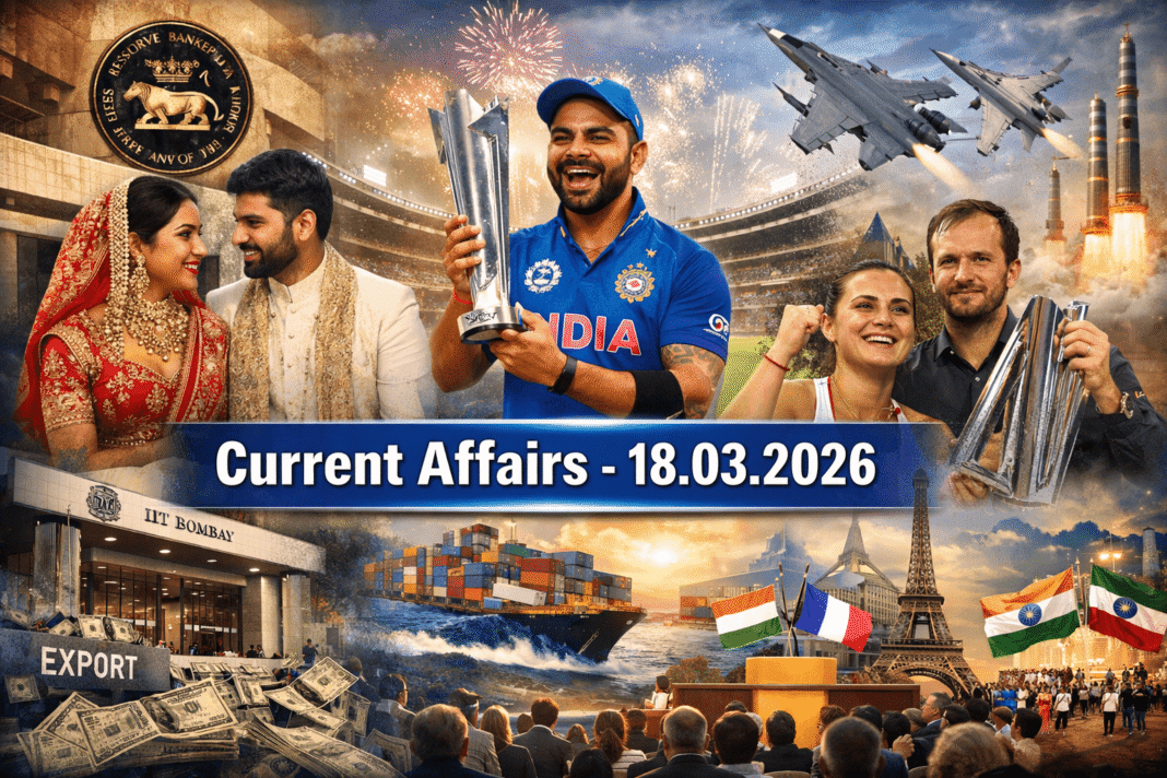Daily Current Affairs – 18.03.2026