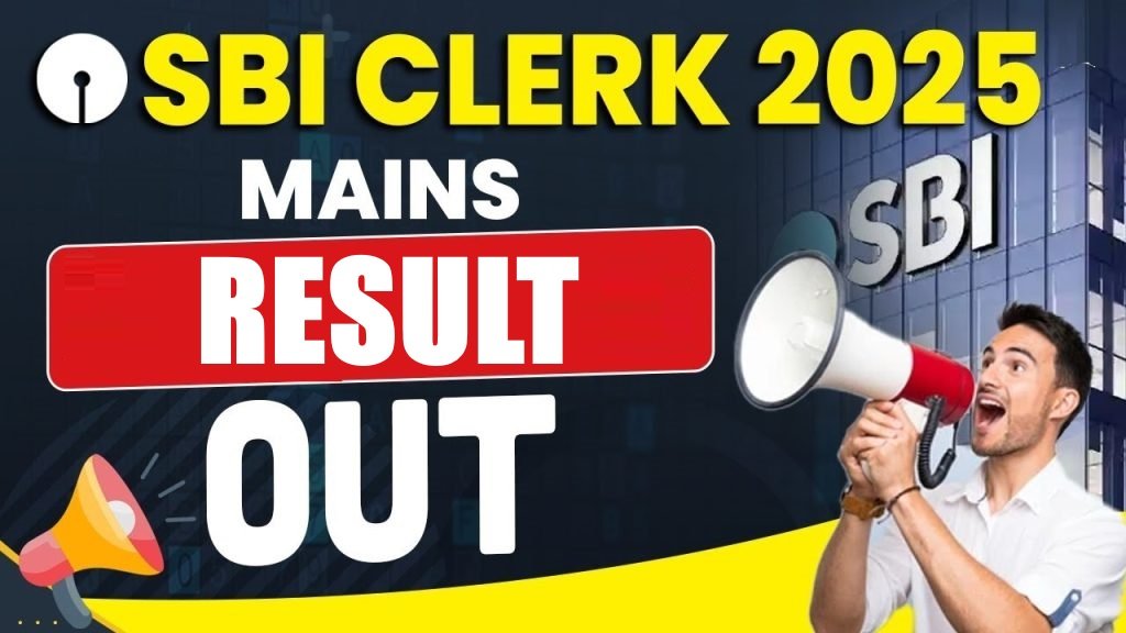 SBI Bank Clerk Mains Result 2026 Out