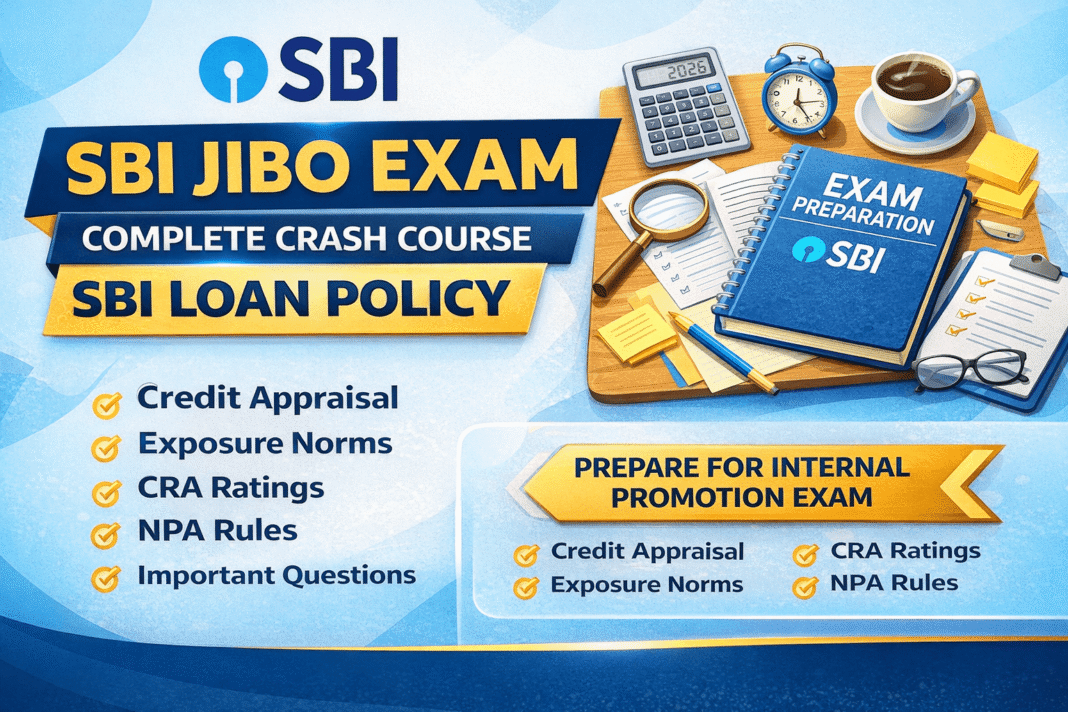 SBI JIBO exam preparation