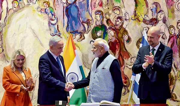 India ‘stands firmly’ with Israel, Modi says in address to Knesset